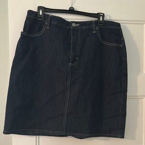 Riders by Lee Blue Denim Skirt